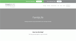 Desktop Screenshot of familylife.com