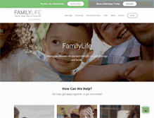 Tablet Screenshot of familylife.com